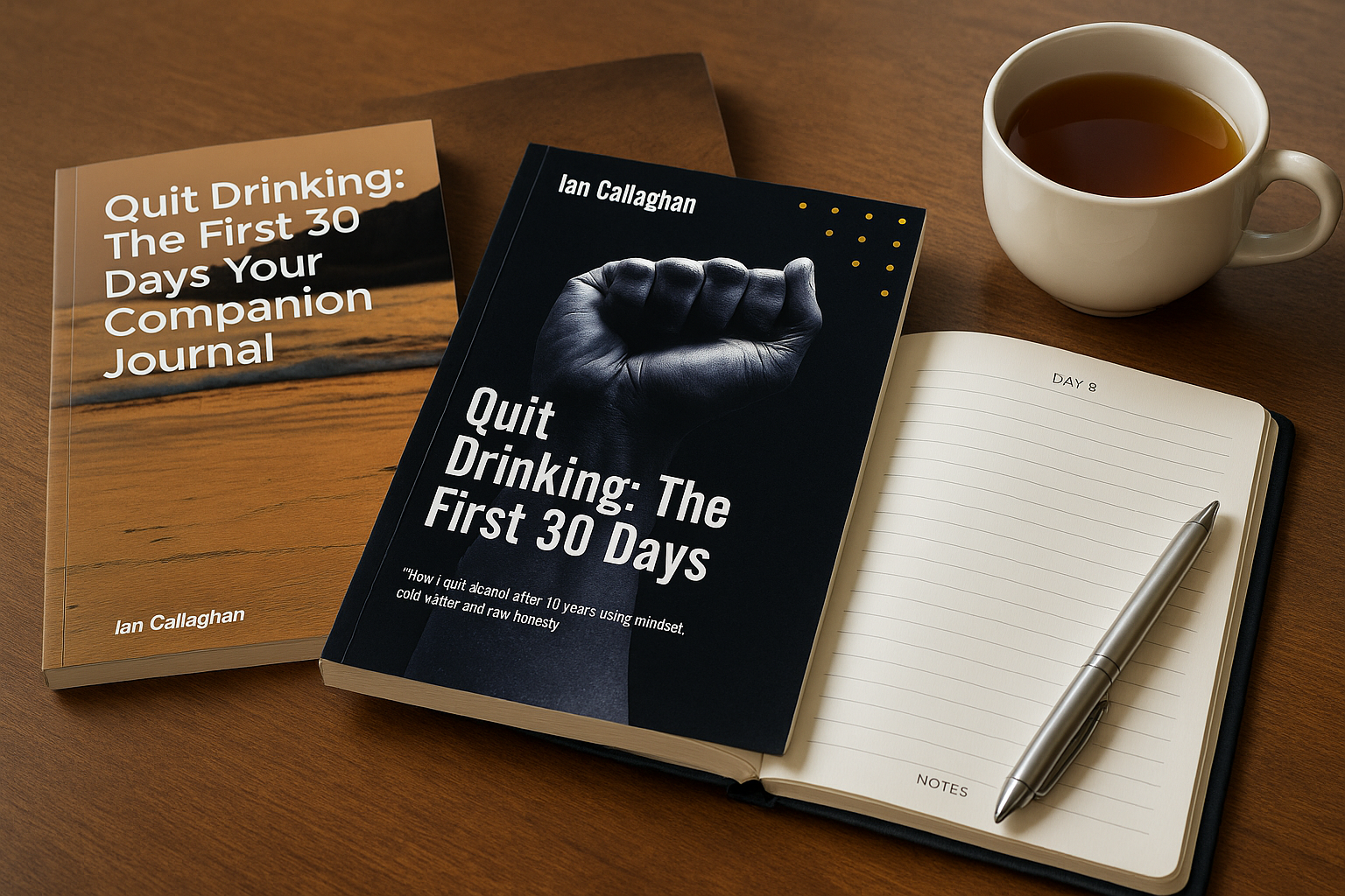 Sober Beyond Limits Journal and Book Mockup