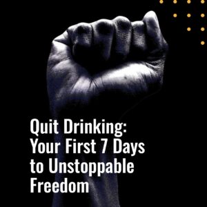7 day quit drinking guide cover shot